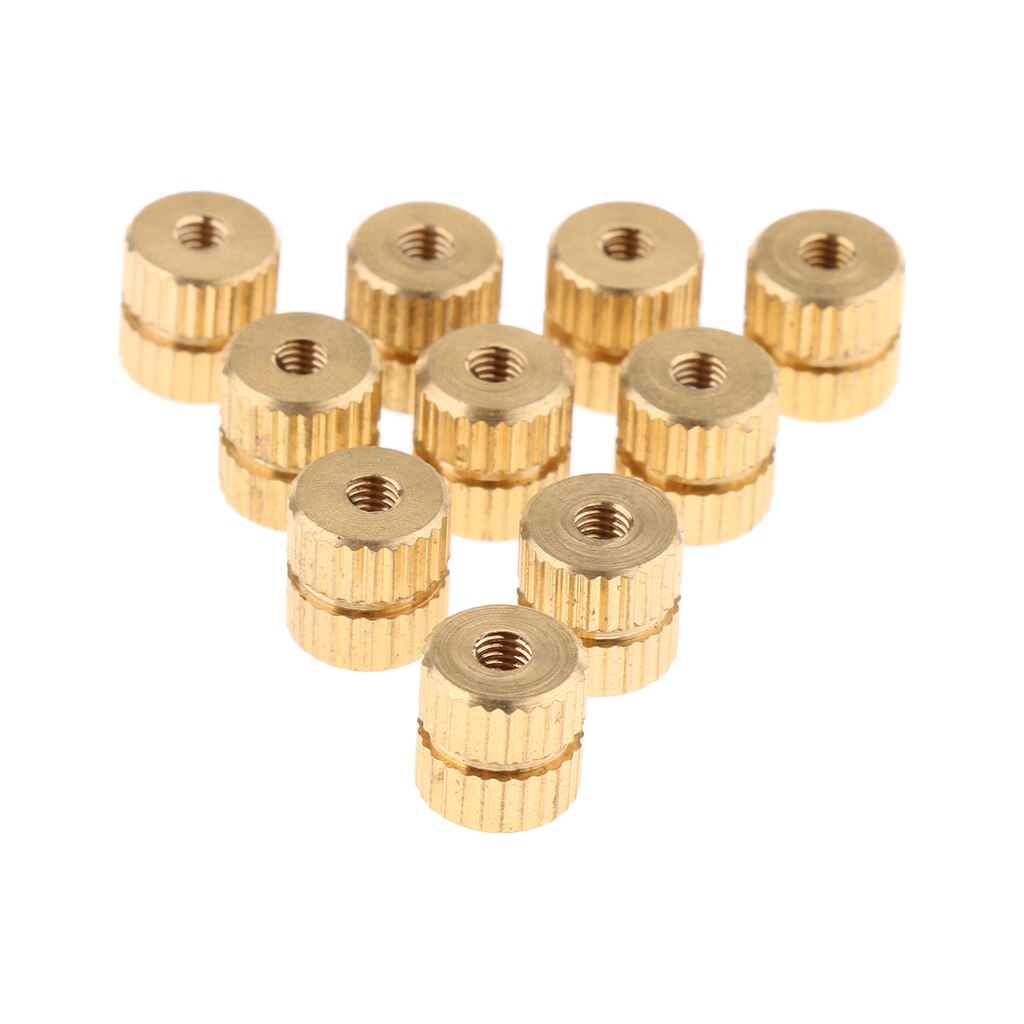 Set of 10pcs Tenor Horn Key Button Piston Value Cap Screws Musical Parts