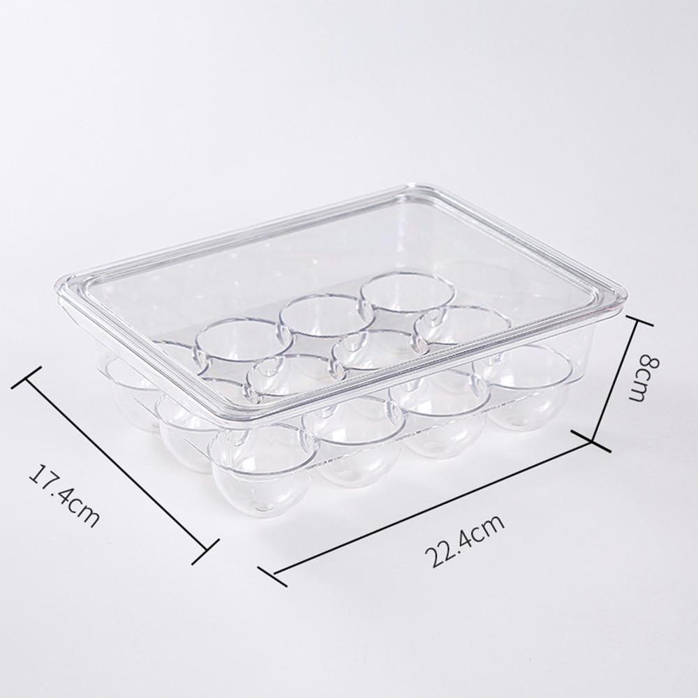 Clear Pantry Organizer Bins Household Plastic Food Storage Basket Box For Kitchen Countertops Cabinets Refrigerator Freezer: 10-22.4x17.4x7.8cm