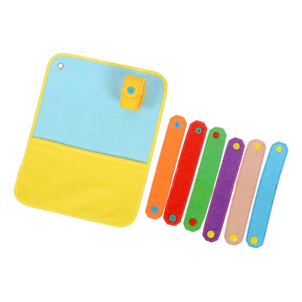 Children's Learn to Dress Board, Help Baby Learn to Dress Snap, for Preschool Teaching Kindergarten Teaching Aids