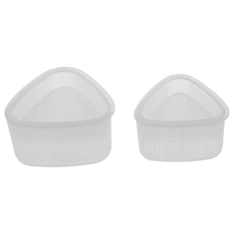 2 PCs Triangular Form Sushi Mold Onigiri Rice Ball Frame Food Mould Decorating Tools: Default Title