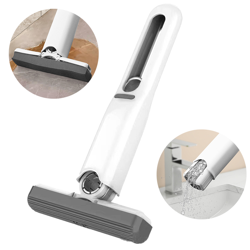 Mini Handheld Spons Mop Opvouwbare Huishoudelijke Reinigingsmop Desktop Car Cleaning Tool Multifunctioneel Nat en Droog Gebruik Spons Mop