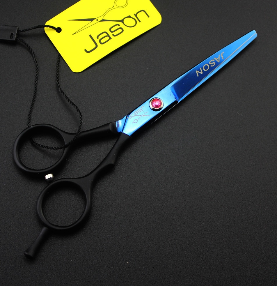 323# 5.5'' Brand Jason TOP GRADE Hairdressing Scissors 440C Barbers Cutting Scissors Thinning Shears Hair Scissors