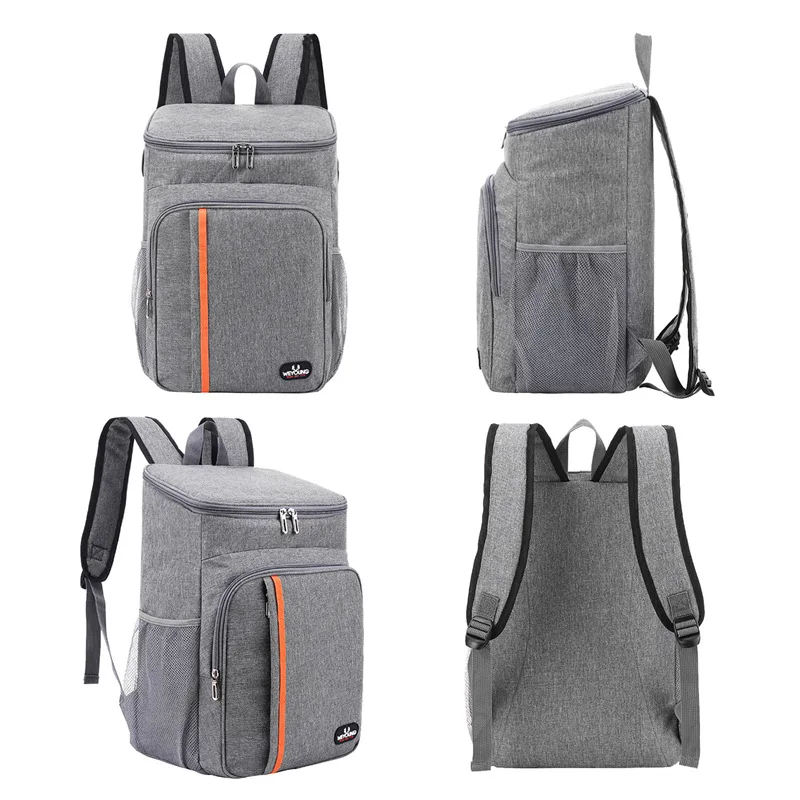 20l tragbare thermische Lunch-Tasche Food-Box langlebige wasserdichte Kühler Eis isoliert Fall Camping Oxford Dinner Rucksäcke Eisbox Sack