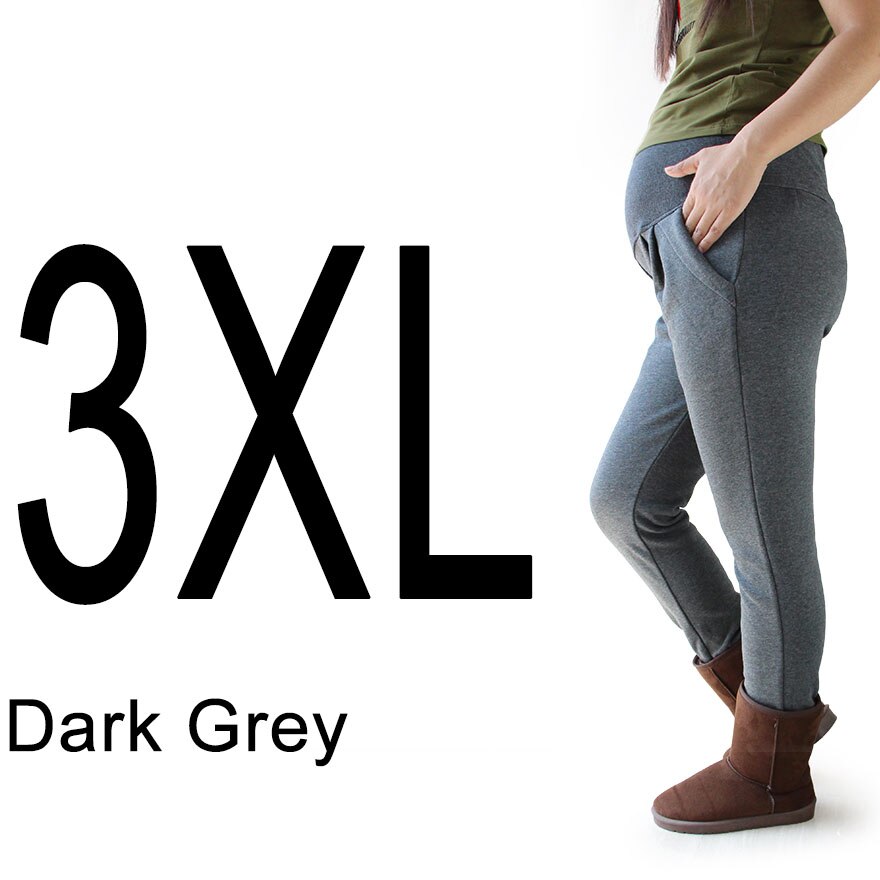 Big Size Winter Maternity Velvet Leggings XL XXL 3XL 4XL Adjustable High Elastic Legging Pants For Pregnant Women Warm Clothes