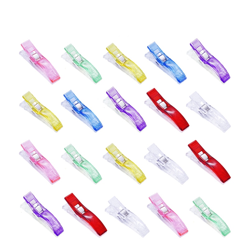 Clips de costura para manualidades, suministro de plástico mezclado para oficina y hogar, soporte para Patchwork, DIY