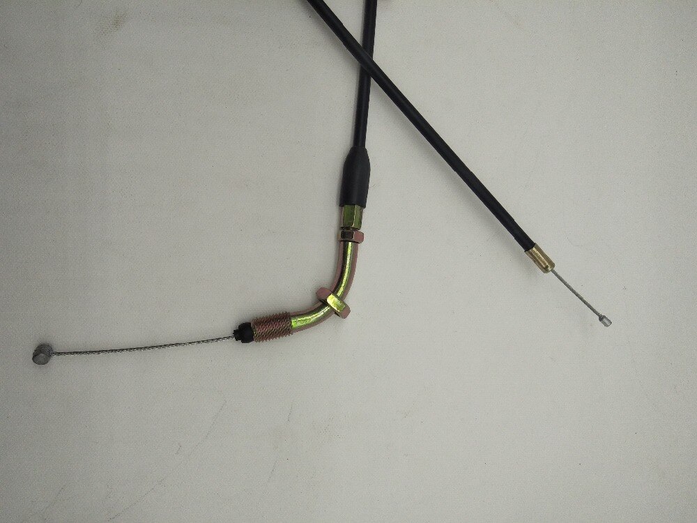 A349 60CM Gas Oil Throttle Cable Wire Line Spare Parts For DY100 Universal Motorcycle Steel Throttle Cable Carburetor Line