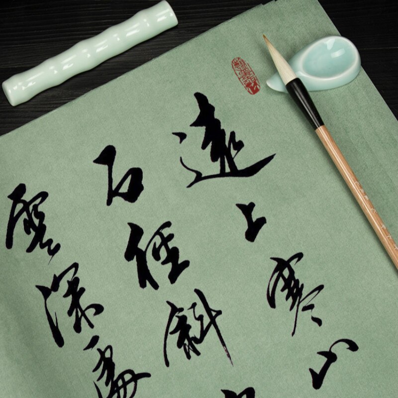 Batik Xuan Paper Rijstpapier Chinese Calligraphy Rice Paper Rolling Retro Small Regualr Script Calligraphy Half Ripe Xuan Paper