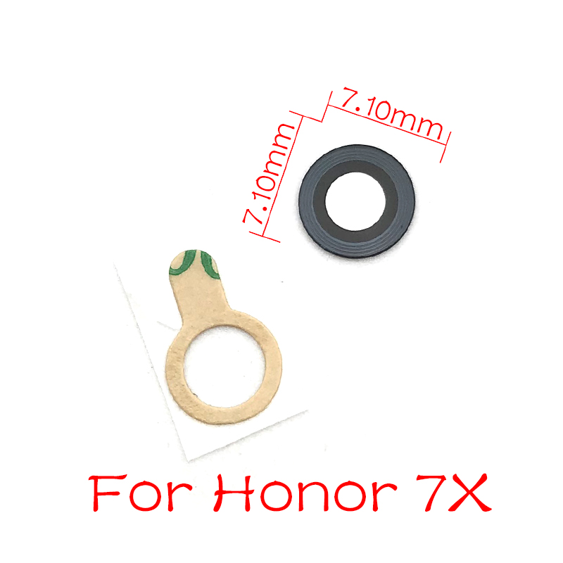 2 sztuk tylna kamera szklany obiektyw dla Huawei Honor 5X 6 6A 7A 7C 7X 8X 9 10 Mate 10 Lite Pro Max V8 V9 grać Y9 2018 2019 P inteligentny V30