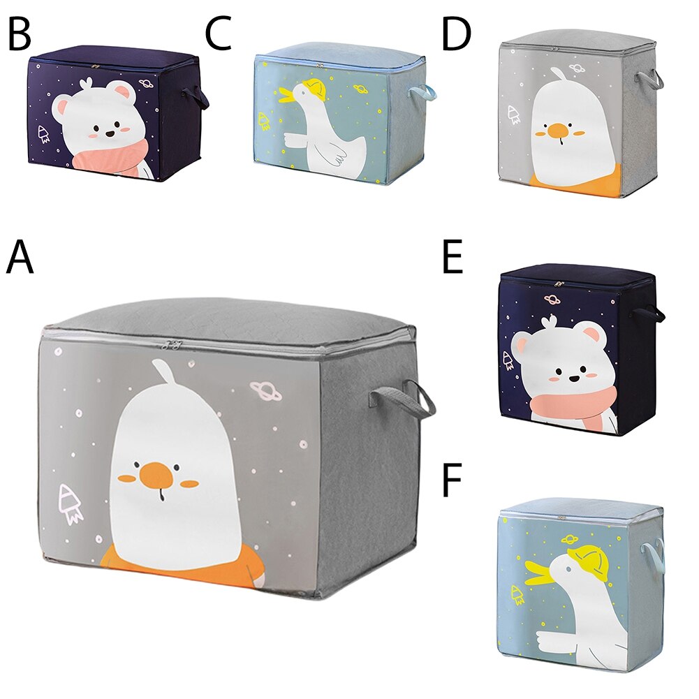 Waterproof Quilt Storage Bags Large Capacity Clothes Pillows Toys Container Dust-proof Household Wardrobe Closet Organize Pouch