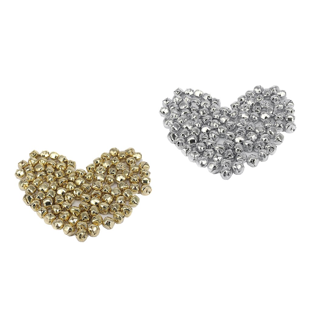 200x Jingle Bells Hanger Bevindingen Charms Wind Chime Voor Ambachten 6 Mm 15 Mm