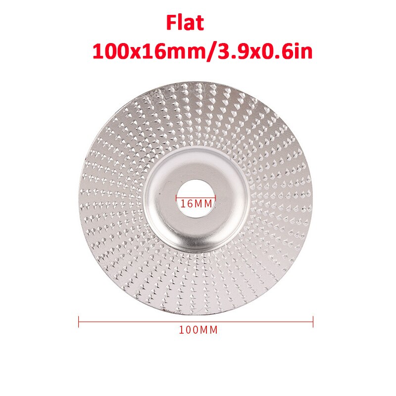 Hoek Grinder Disc Haakse Slijper Hout Slijpschijf Disc Schuren Carving Tool Voor Niet-Metalen Hout Haakse Slijper Accessoires: Flat Sliver
