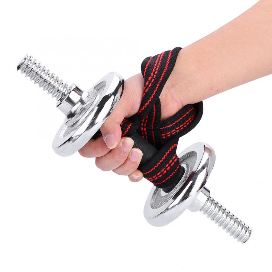 1pair Weight Lifting Wrist Guard Soft Nylon Weightlifting Straps Wrist Brace Gym Training Support Hand Palm Protective Belt Band