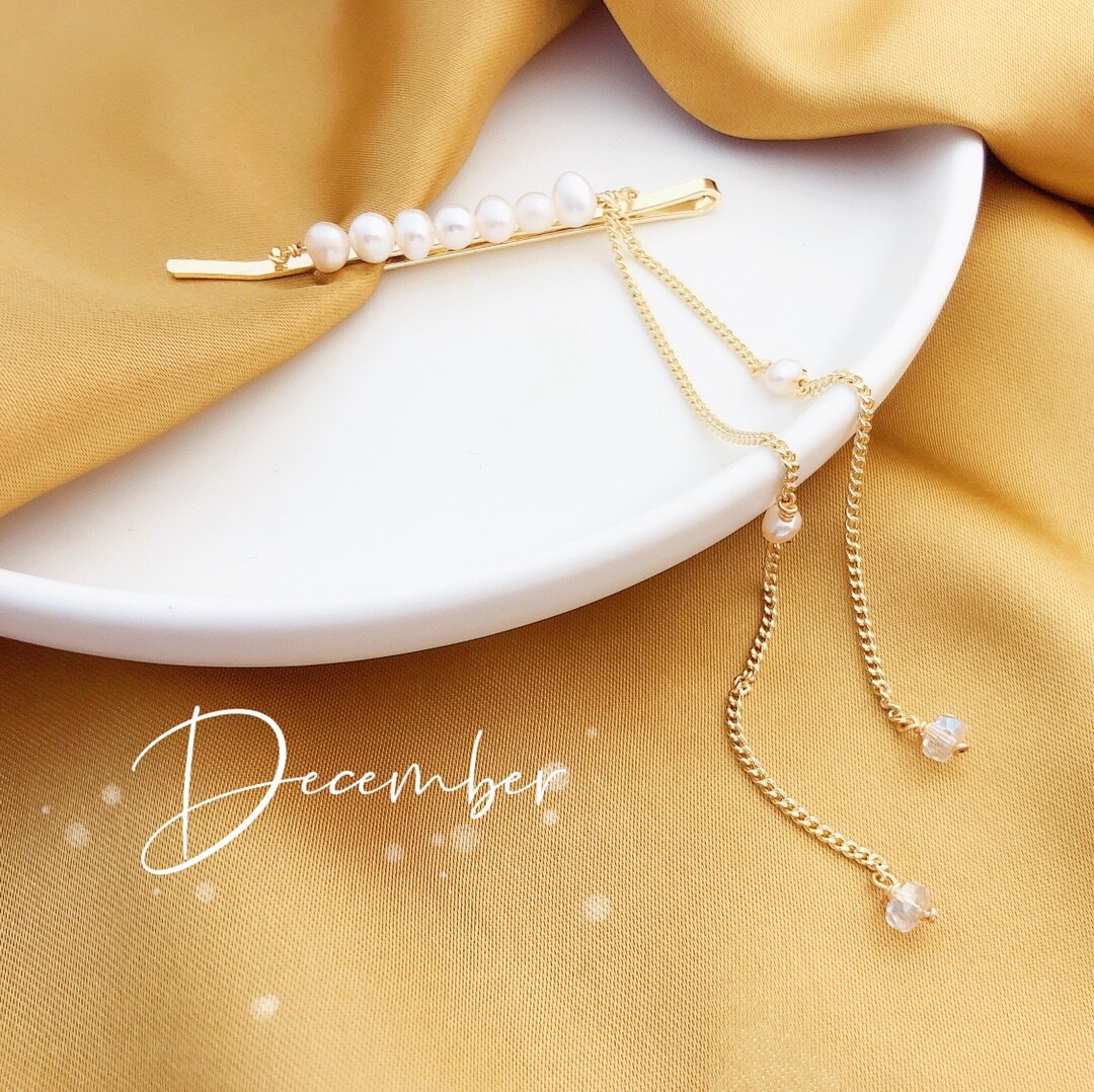 Daimi-perlenhaarnadel, feen-temperament, 14k vergoldete schmuckstücke für damen