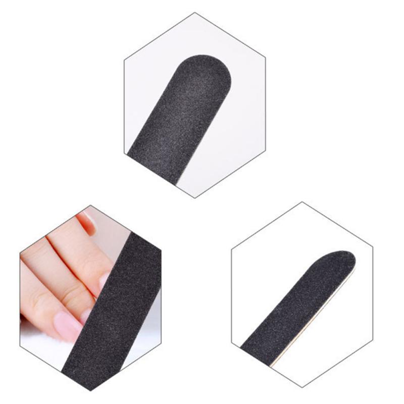 Professionele Nail Buffer Zwart Schuurpapier Nagelvijl Buffer Shiner Vinger Teen Manicure Pedicure Polijsten Schuren Beauty