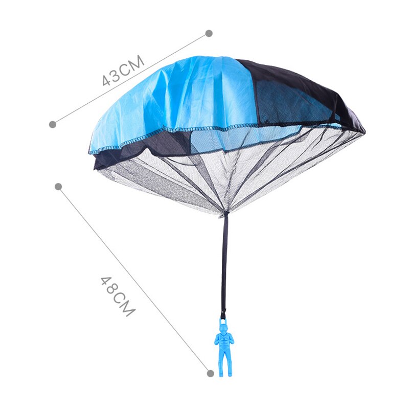 Outdoor Children Education Hand Throw Outdoor Games Parachute Toys Kids Fun Soldier Parachute Entertainment Sports Parachute