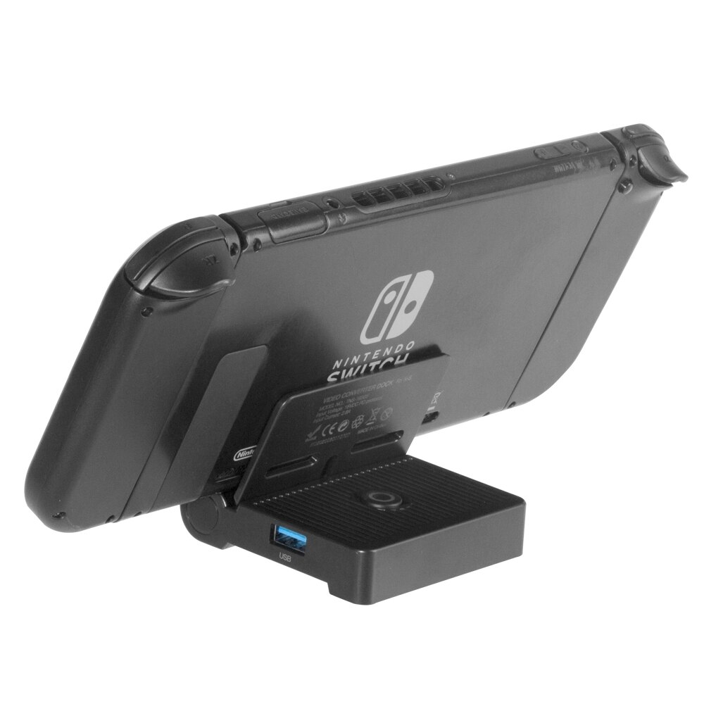 Dobe tns -19305 hdmies til nintendo switch videokonverter dock sammenfoldeligt ladestander med usb port 3.0 konsoloplader