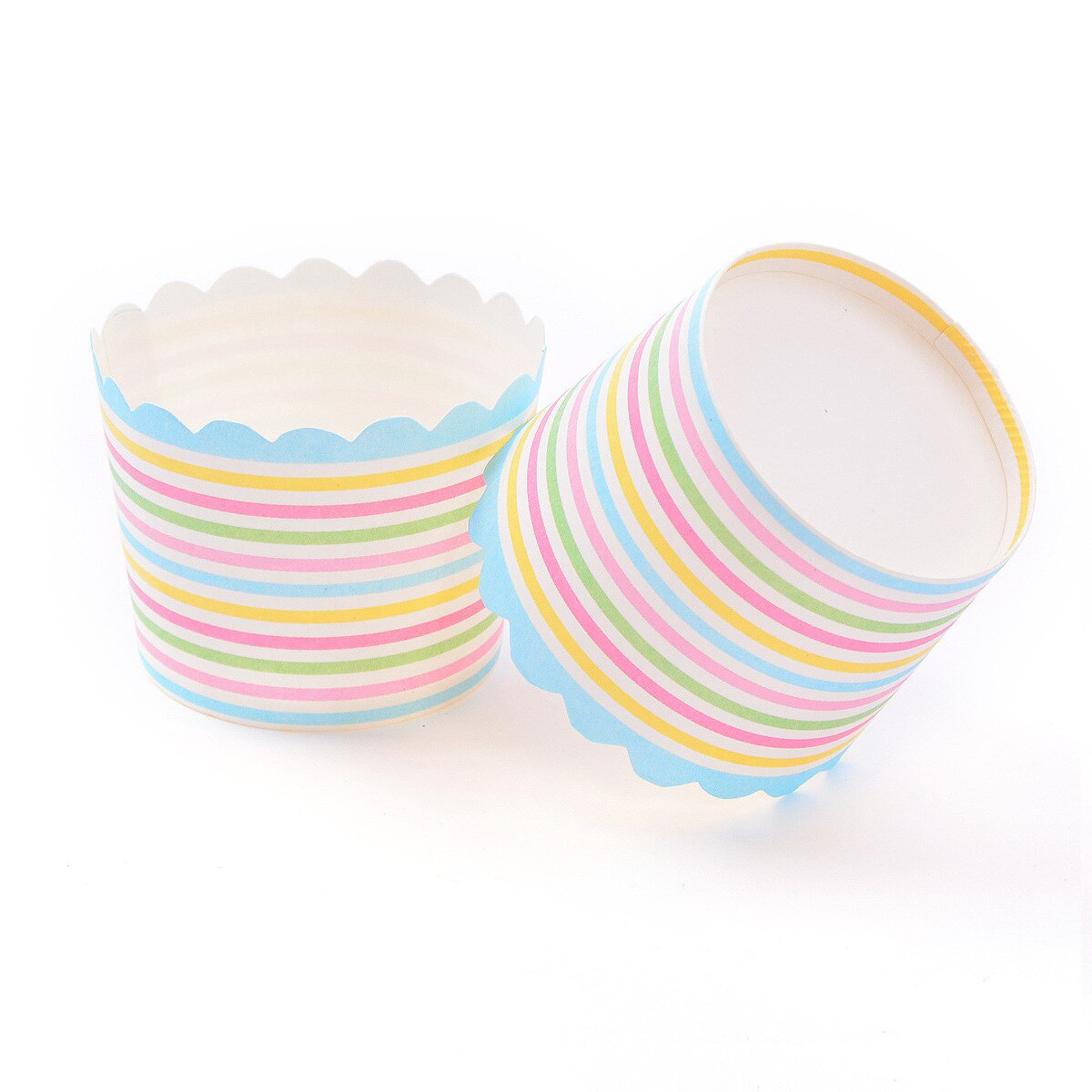 50pcs/set Muffin Cup Multicolor Cupcake Baking Cup Styling Case Muffin Cake Cup Cupcake Maker Paper Molds Kitchen Cake Tools: D