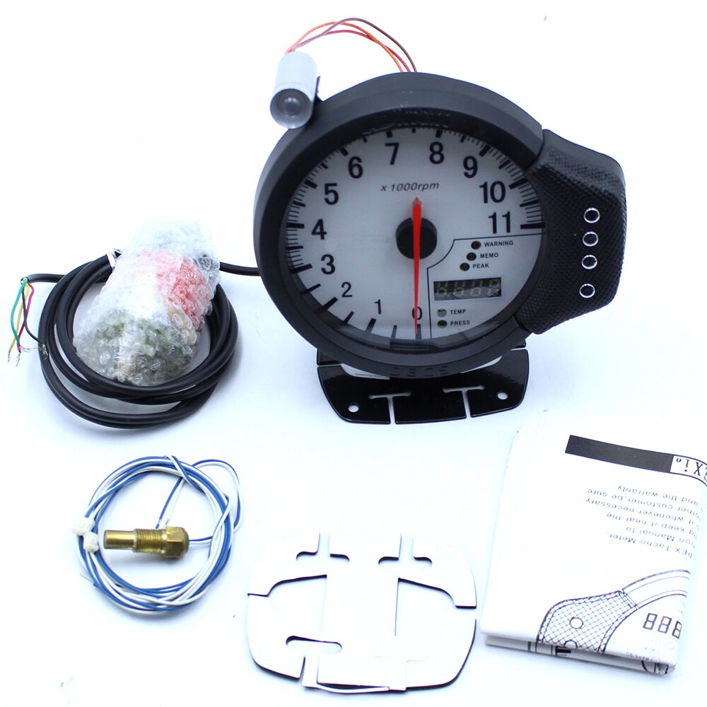 80Mm Tacho Gauge Met Shift Light 0-11000Rpm Toeren... – Grandado