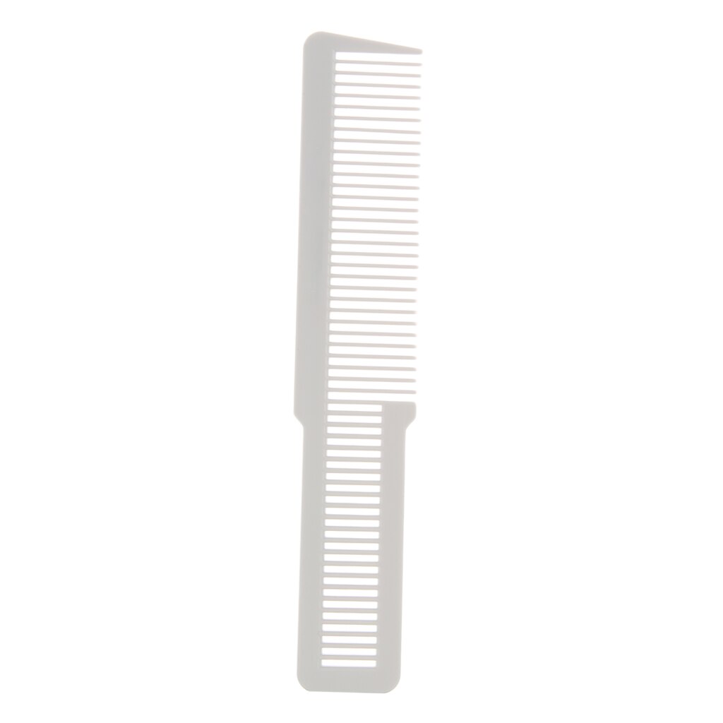 Flattop Flat Top Clipper Comb Medium 7 Colors 20.2 cm x 4 cm: White
