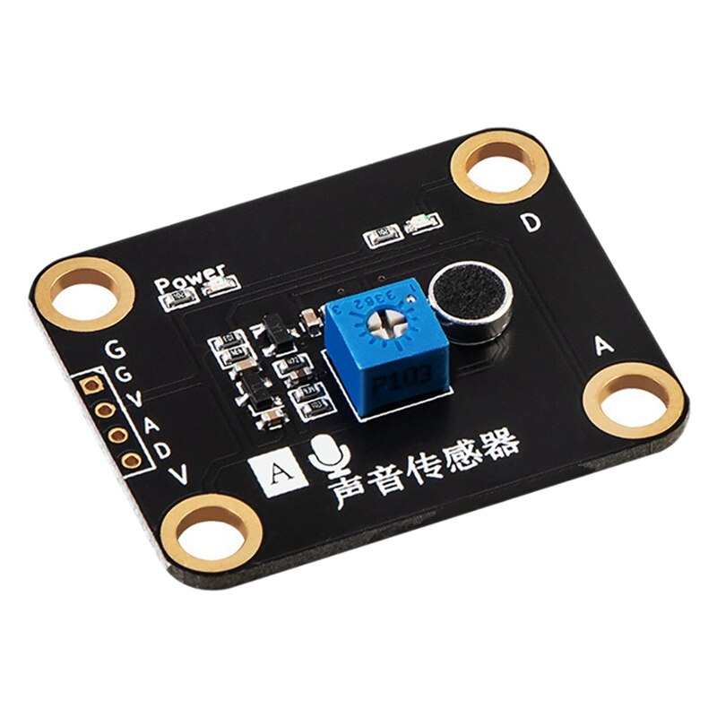 For Microbit Alligator Clip Sound Sensor Sound Sensing Microphone Amplifier Programming for Beginners Adult Learning: Default Title