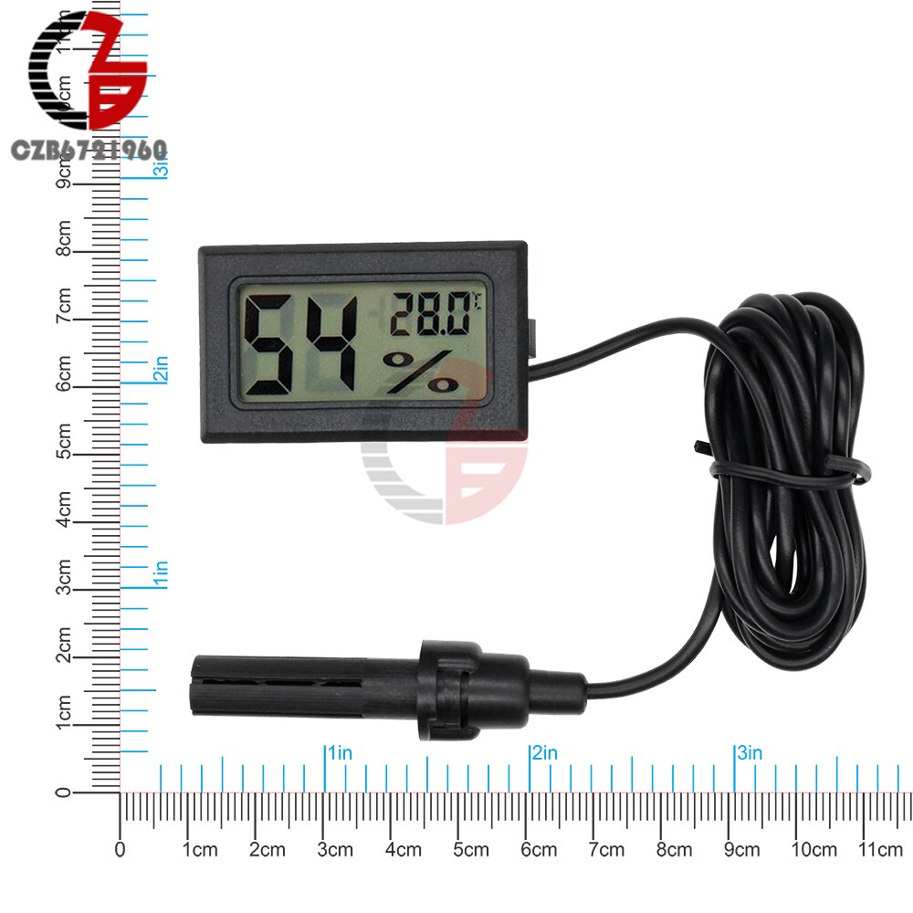Accurate Indoor Room LCD Digital Thermometer Hygrometer Thermo-Hygrometer Temperature Humidity Meter Moisture Measurment Monitor