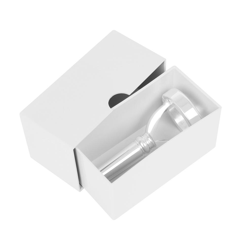 Silver-plated + Brass Trumpet Mouthpiece Musical Trumpet Accessories Parts
