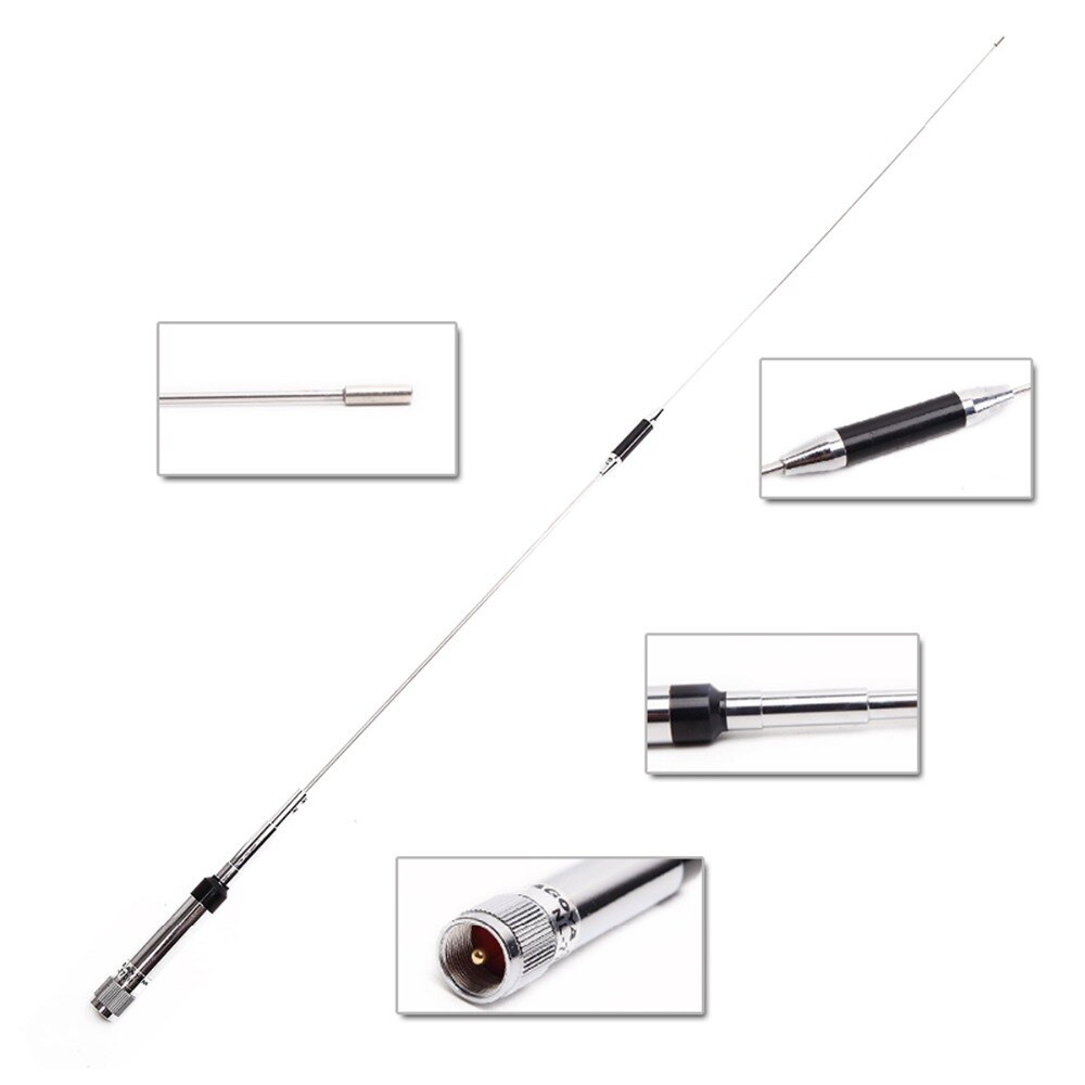 2pcs Nagoya NL-770R Dual Band VHF/UHF 144/430MHz 3.0/5.5 dBi High Gain NL 770R Car Radio Mobile/Station Antenna Male PL-259
