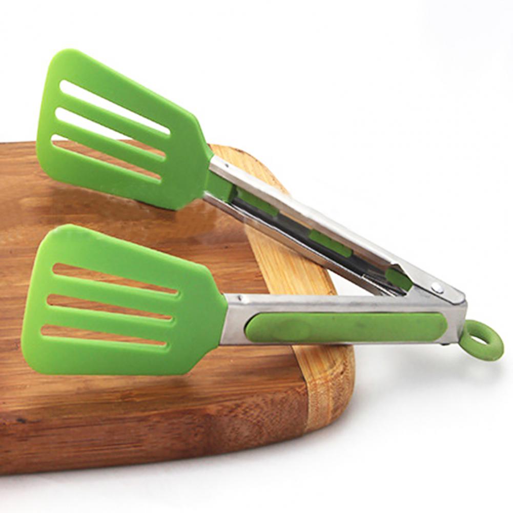 Keuken Tang Roestbestendig Glad Silicone Premium Rvs Locking Tang Voor Koken Bbq Clip Keuken Accessoires