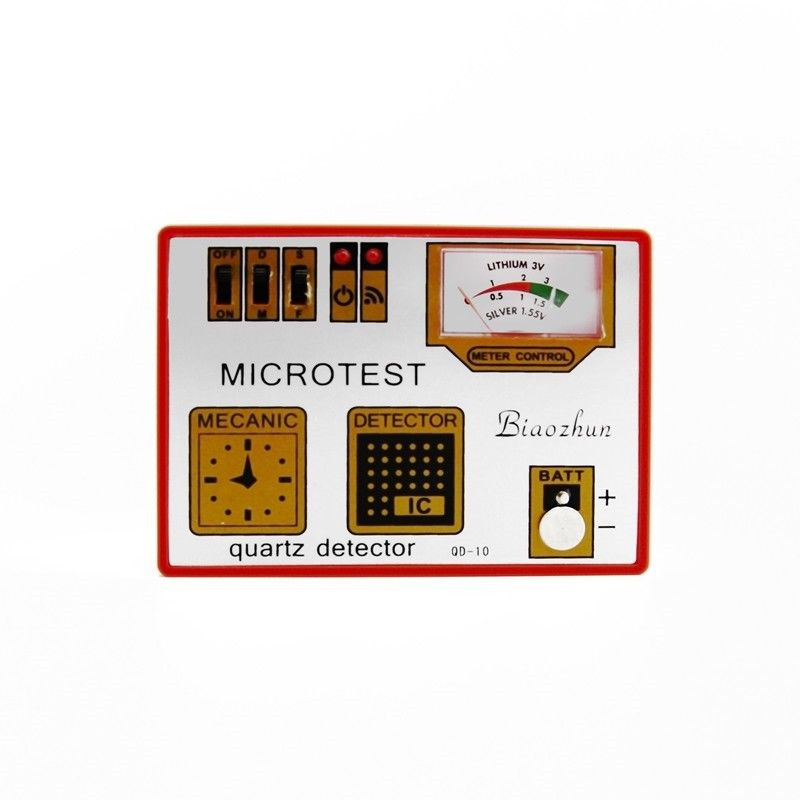 1pz Smagnetizzatore Strumento Orologio Al Quarzo impulso Pulsante di Controllo Della Batteria Bobina Circuito IC tester