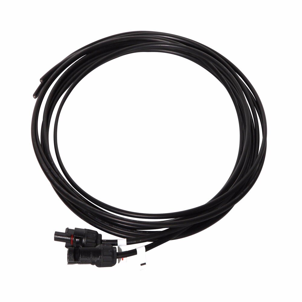 1 set 3m 2.5 mm² solar solar hane solar 12v panel husbil/båt/camping kabel för solar pv kontakt bil flexibel