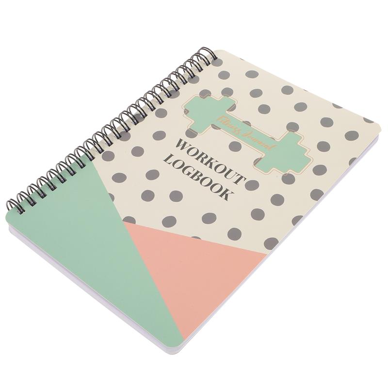 Carnet de planification de fitness, journal d'exercice, journal d'entraînement décoratif, bloc-notes d'agenda de fitness