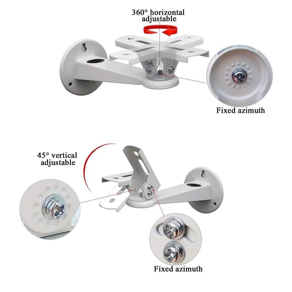 Miniprojektor väggfäste 360 vinkel justerbar cctv dvr kamerahållare tak vägghängande montering projekt tillbehör
