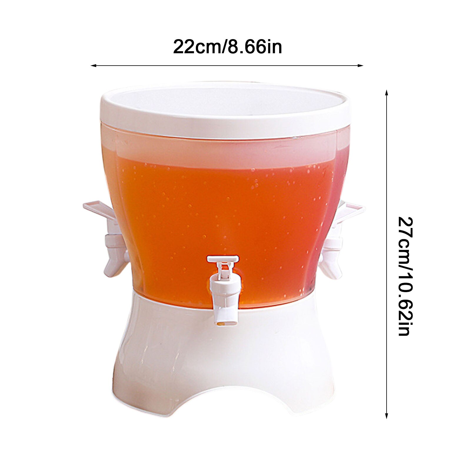 Cold Kettle With Tap For Fridge Rotating Drink Dispenser For Fridge Large Capacity Beverage Dispenser With Spigot Large Capacity