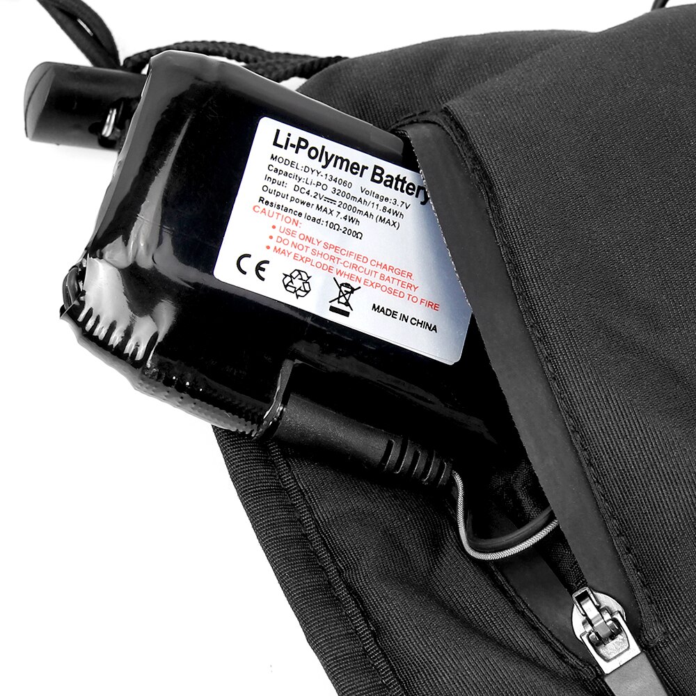 Winter motorhandschoenen, verwarmde handschoenen, waterdichte motorhandschoenen, usb elektrische verwarmde handschoenen met accu voor skiën