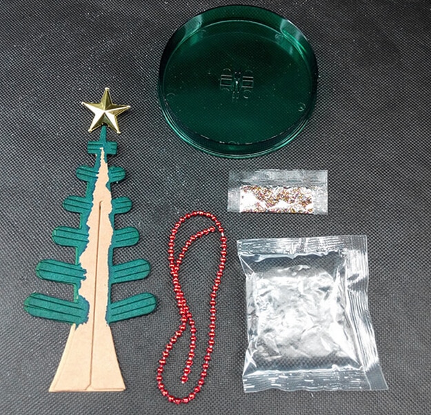 170mm H Green DIY Visual Magic Growing Paper Crystals Tree Magically Funny Christmas Trees Kids Novelty Toys For Children