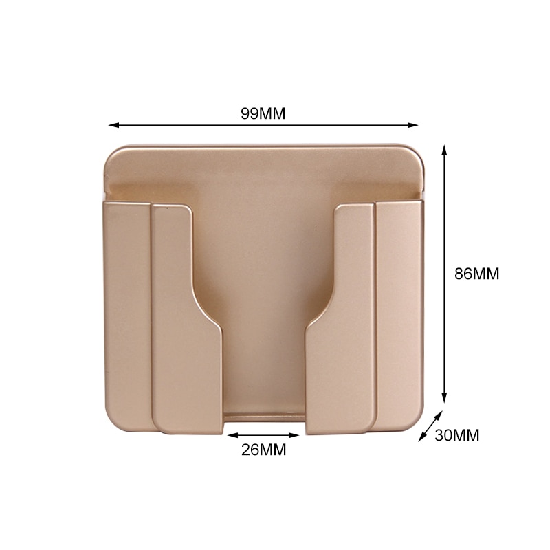 Universele Smartphone Muur Houder Opladen Doos Lijm Telefoon Opladen Bracket Stand Plank Mount Ondersteuning Voor Mobiele Telefoon Tablet