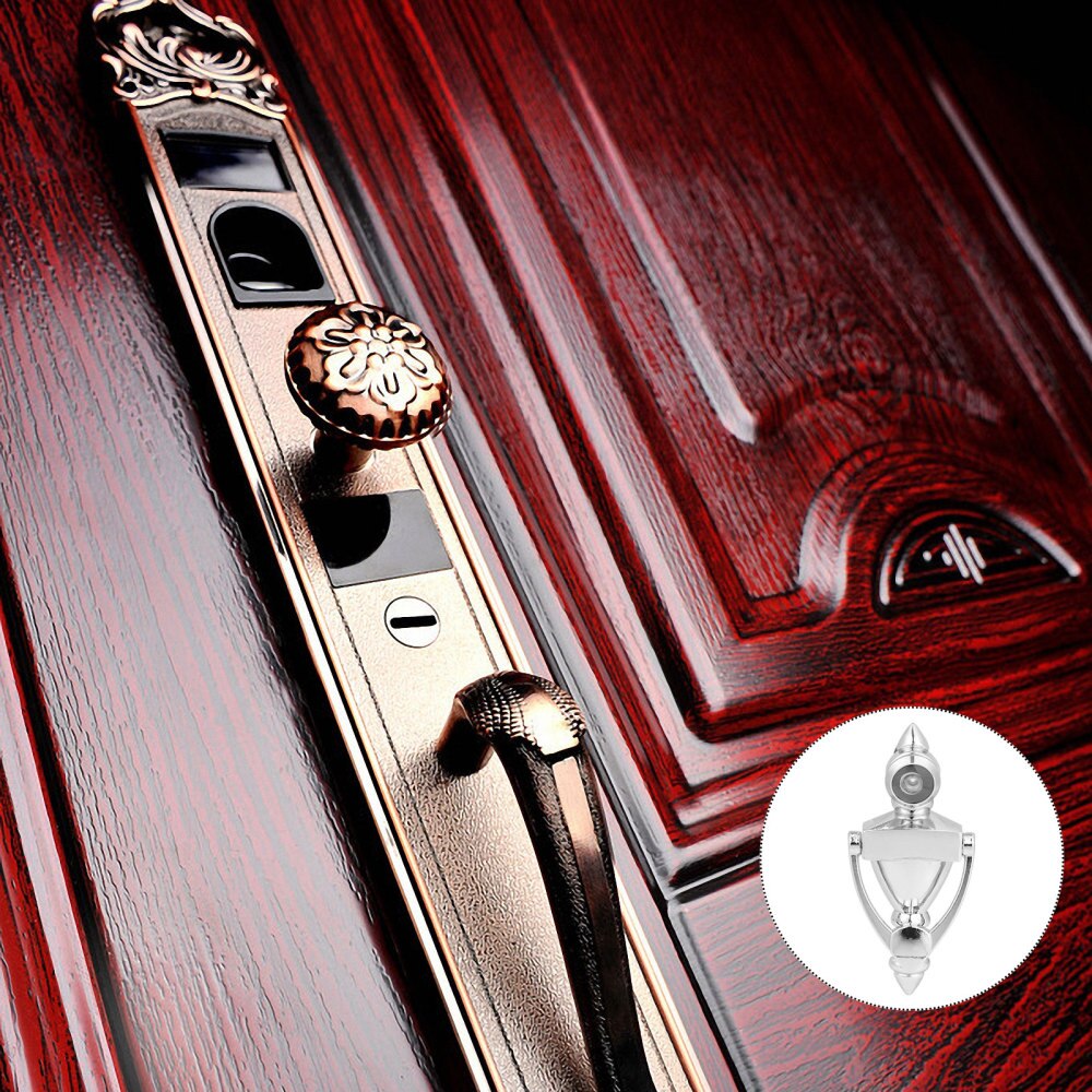 Modern Door Knocker With Peephole Video Eye Viewer Door Handle Peep Hole