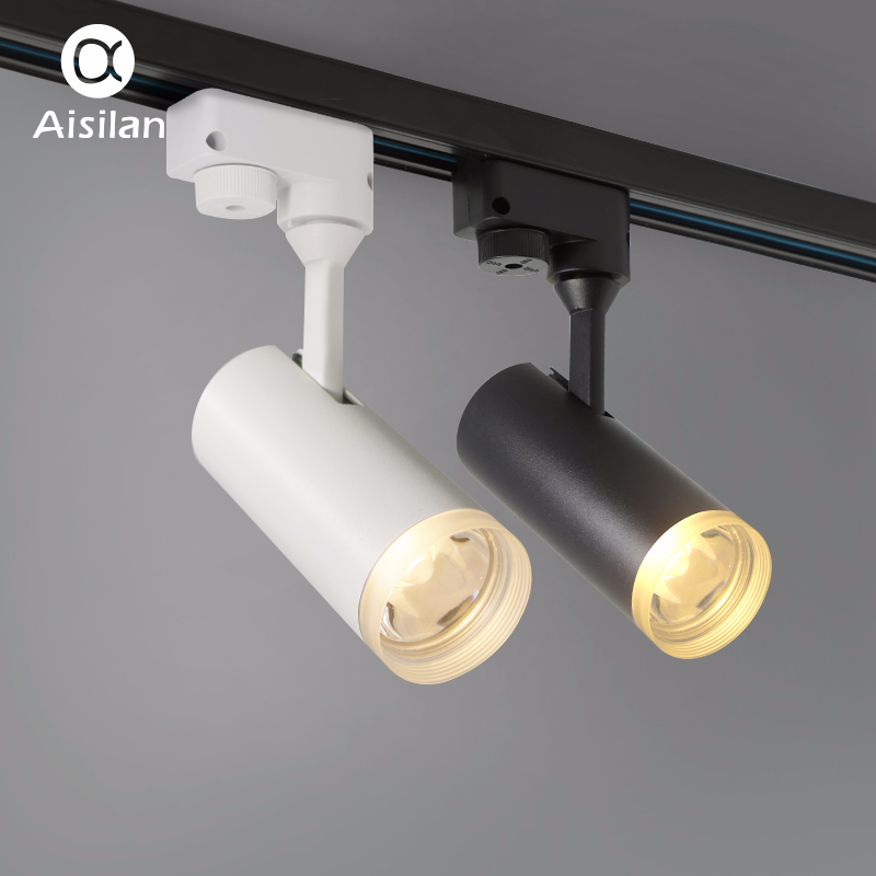 Aisilan Nordic LED track spotlight Moderne gratis hoek rotatie voor woonkamer slaapkamer gang eetkamer keuken AC85-260V 7W