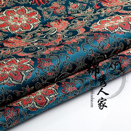 Tissu de brocart damassé Jacquard amérique style vêtements Costume d'ameublement rideau bricolage vêtements matériel tissu 75*50 cm: D