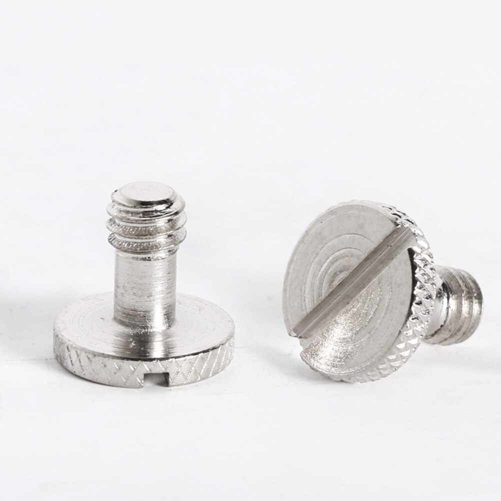 5PCS Câmera Adaptador de Cabeça Chata Parafuso de Fenda Parafuso para Suporte de Iluminação