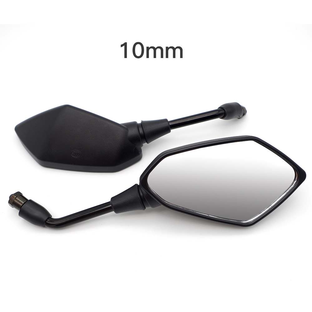 Cool For Honda MSX125 MSX 125 PCX 125 150 CBR 600 F4 F4i CB600 HORNET CB650F 8/10mm Motorcycle Side Mirrors Rear View Mirror: HSJ-004-10 mm