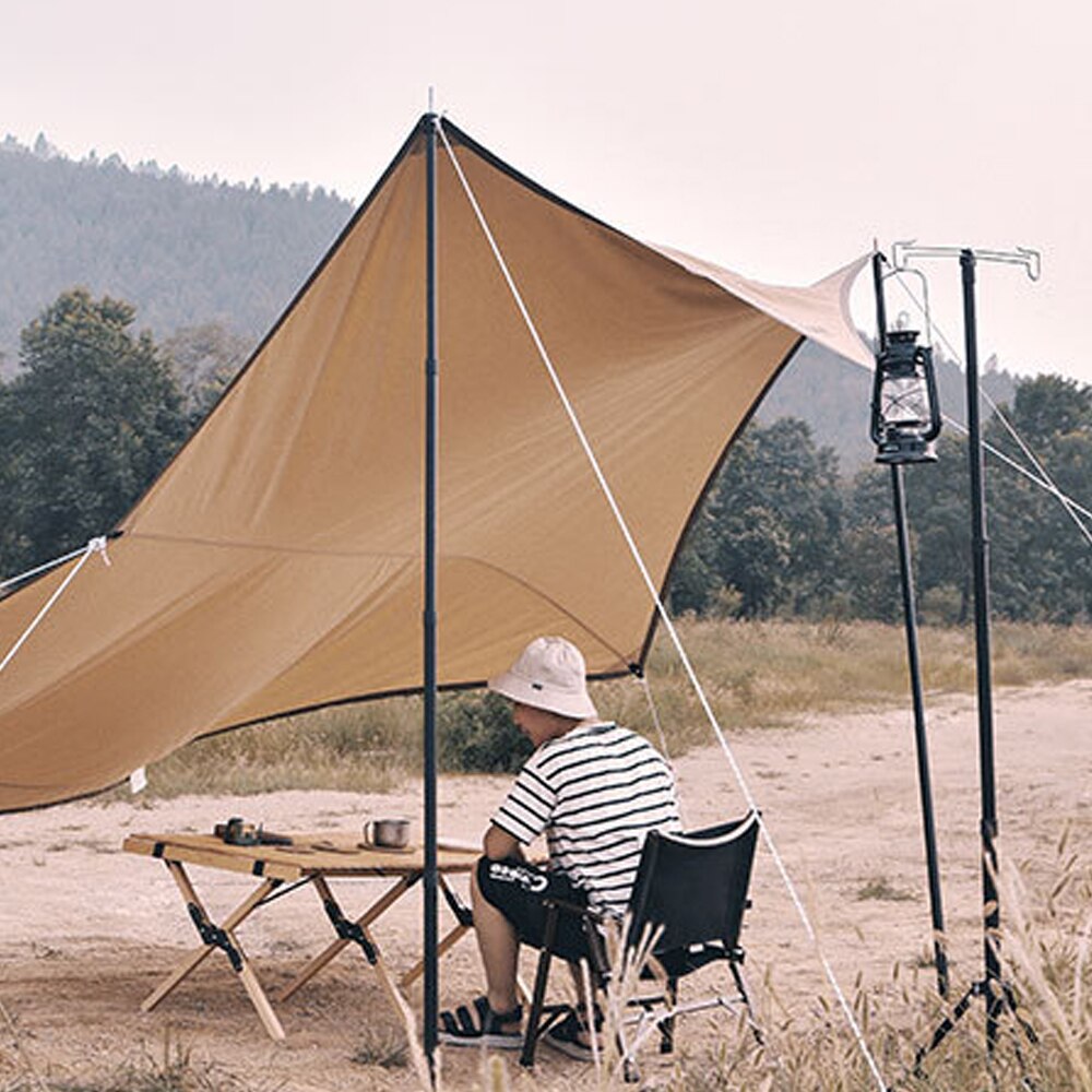 Aluminum Alloy Tent Rods Outdoor Camping Tent Equipment Canopy Tarp Poles Canopy Support Rods Camping Tent Accessories