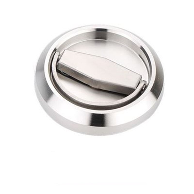 Manija de acero inoxidable, manija redonda oculta, manija de anillo, manija oculta, manija de puerta Invisible, Fondo de pared, puerta de boca de incendios: Plata