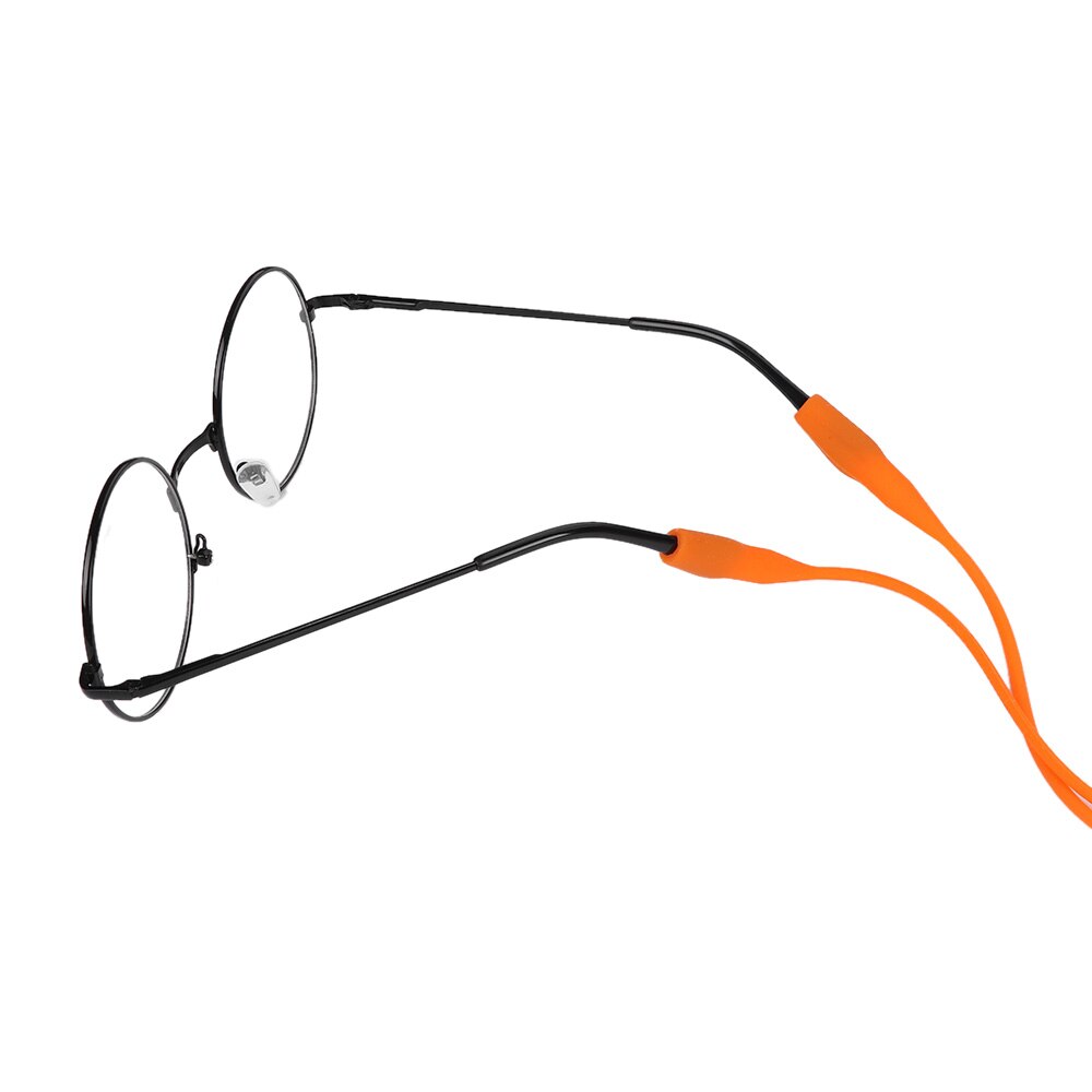 2Pcs Silicone Eyeglasses Straps Chain Sports Band Cord Holder Elastic Anti Slip String Ropes