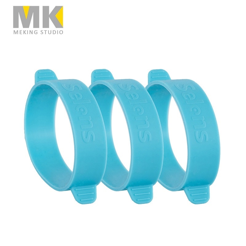 3 Pcs Meking Universele Rubber Gels-Band Voor Flash Light Speedlite Speedlight Koppelverkoop Kleurgels Filter