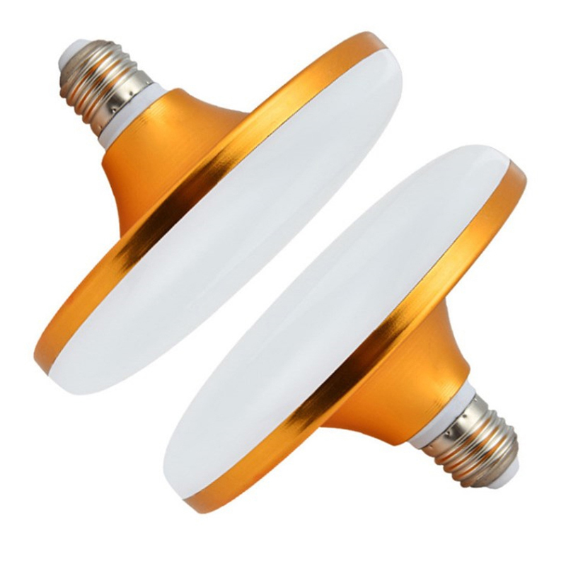 1 stk. 220v led-pære  e27 led-lamper superklare 12w 15w 20w 30w ufo led-lys indendørs koldhvid belysning bordlamper garagelampe