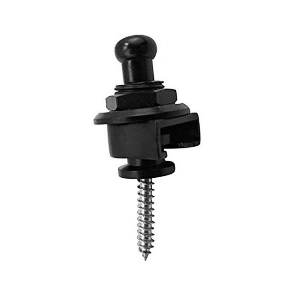 Guitar Bass Schaller Strap Buckle Locks Buttons Round Head Guitar Accessory Chrome Locking Machine Tuners: Default Title