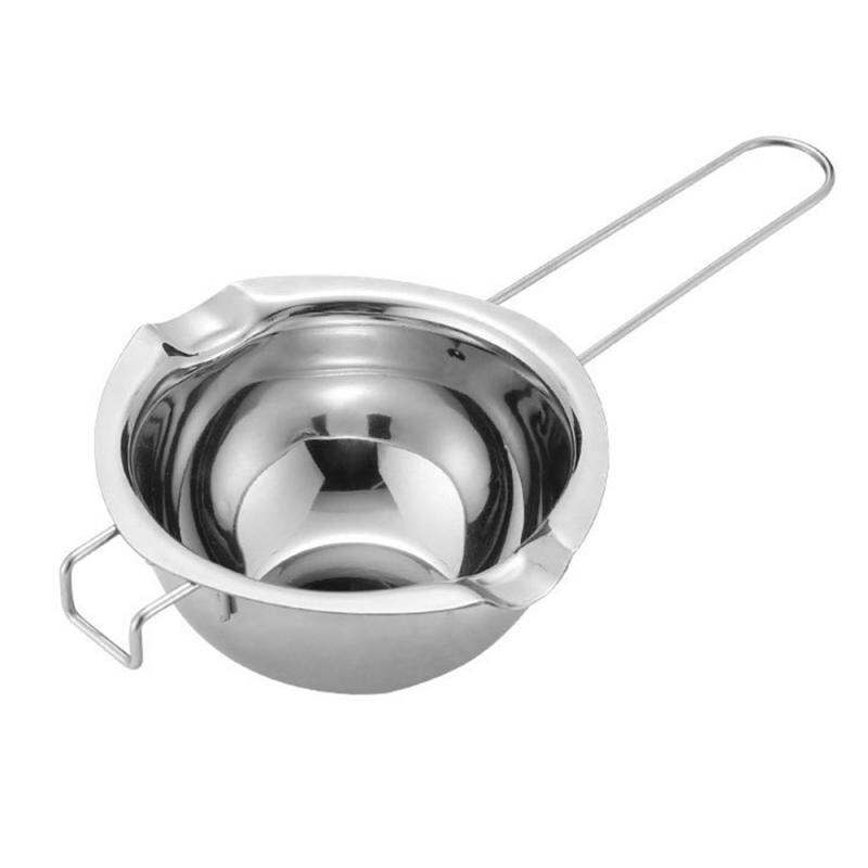 Olla de acero inoxidable para fundir cera, jabón artesanal para velas, mantequilla de Chocolate, jabón antiadherente, fácil limpieza, muebles de Cocina: Default Title