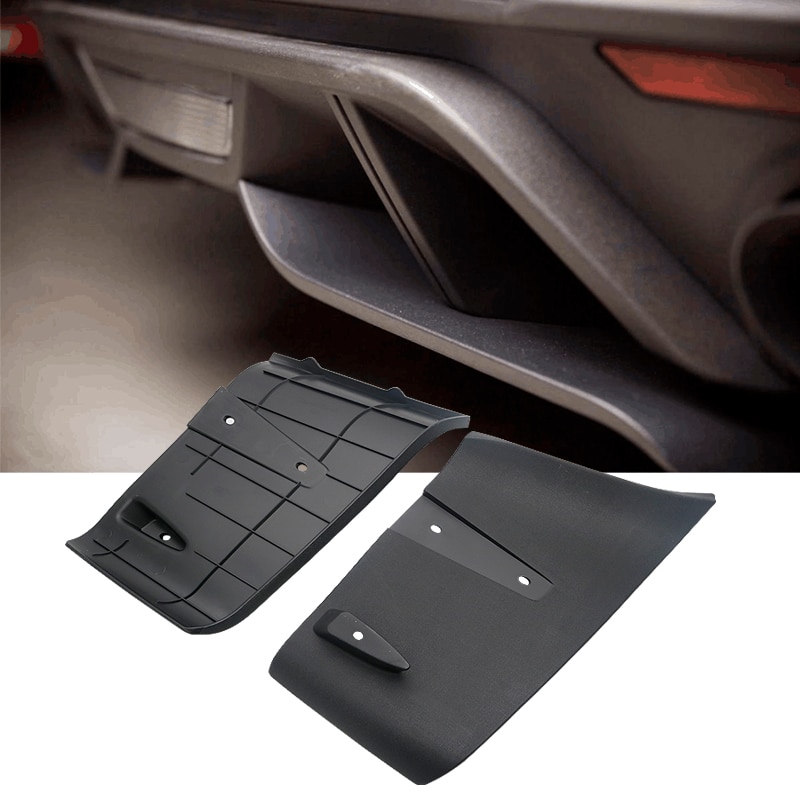 Voor Ford Achterbumper Diffuser Volant Aero Folie Cover Kit Fit Voor Mustang Gt Auto Styling