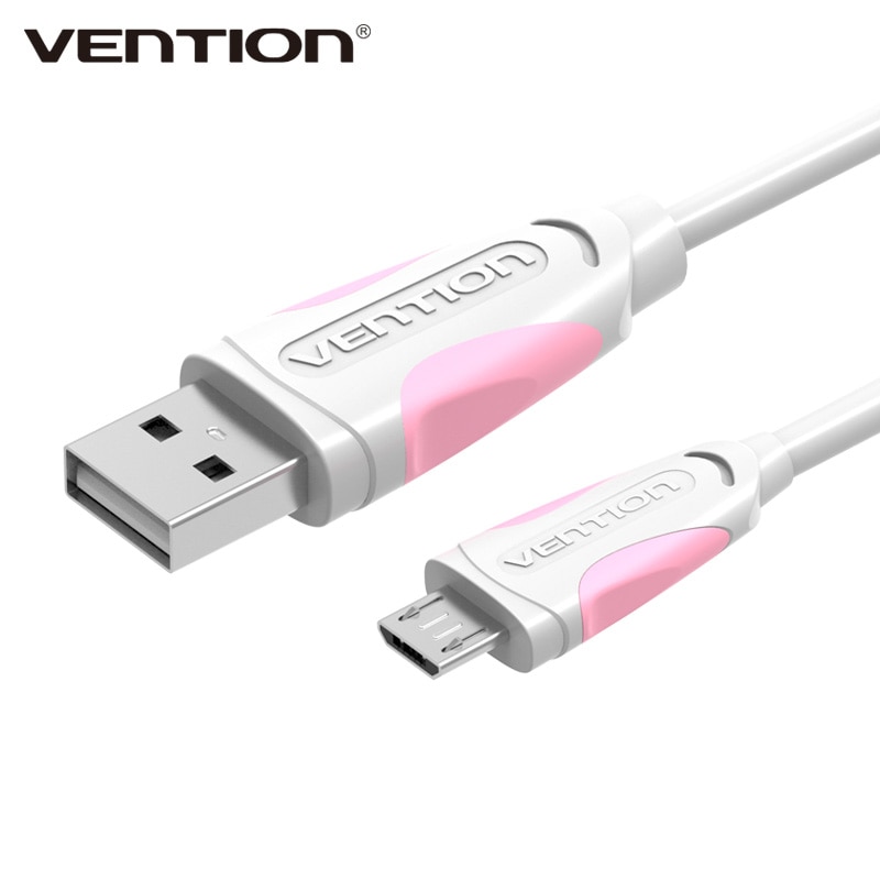 Vention-Cable Micro USB para teléfono móvil, Cable de carga rápida para Samsung, HTC, Huawei, Android 0,25 m, 1m, 2m, 3m